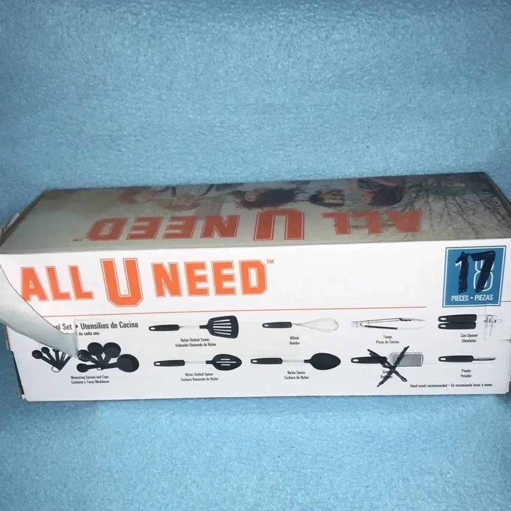 ALL U NEED Kitchen Tool Set 17 pieces NEW